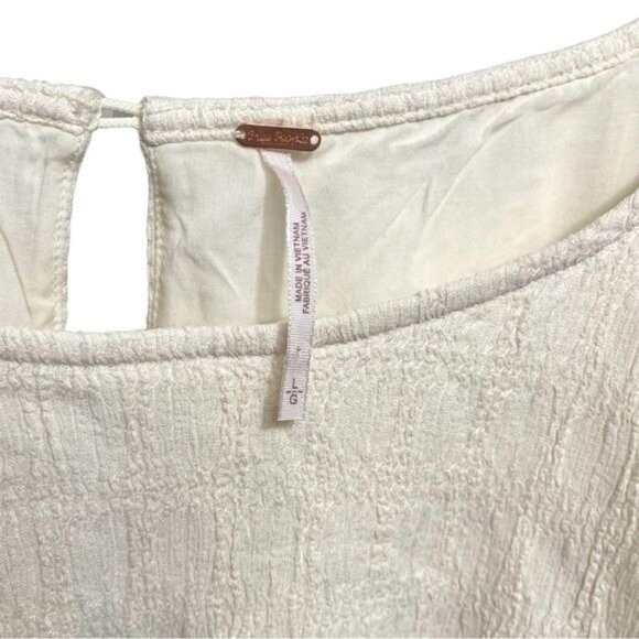 Free People Tovah Crop Top in Tofu Size L - Picture 10 of 12